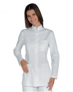 Casacca Portofino Isacco-White-Misto 65% Polyester / 35% Cotone - Manica Lunga-S