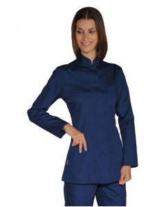 Casacca Portofino Isacco-Blu-Misto 65% Polyester / 35% Cotone - Manica Lunga-S