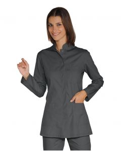 Casacca Portofino Isacco-Grigio-Misto 65% Polyester / 35% Cotone - Manica Lunga-XXL