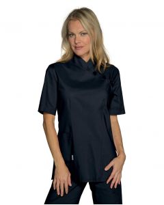 Casacca Taipei Isacco-Nero-Misto 65% Polyester / 35% Cotone - Mezza Manica-S