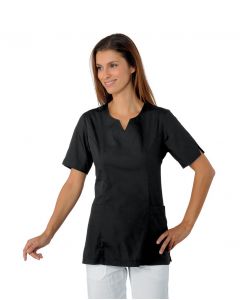 Casacca Tiffany Isacco-Nero-Misto 65% Polyester / 35% Cotone-XL