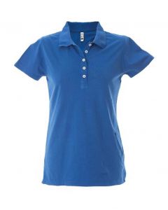 Polo Dubai Lady-100% Cotone Jersey Pettinato-Royal-S