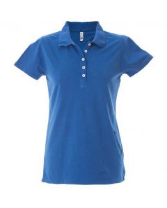 Polo Dubai Lady-100% Cotone Jersey Pettinato-Royal-M