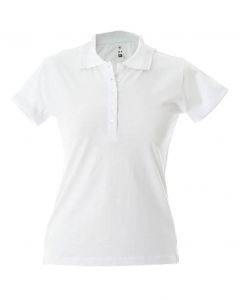 Polo Dubai Lady-100% Cotone Jersey Pettinato-White-XL