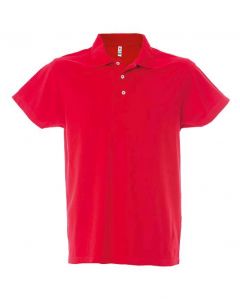Polo Dubai Uomo-100% Cotone Jersey Pettinato-XL-Red