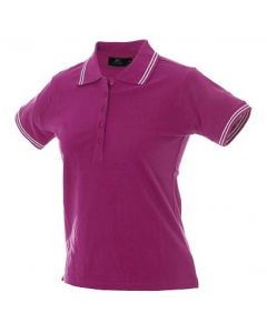 Polo Minorca Lady-Fucsia-100% Cotone Jersey Pettinato-S