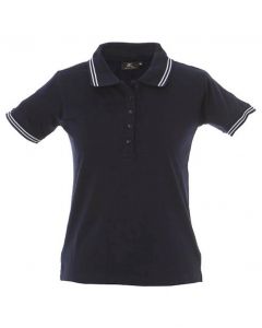 Polo Minorca Lady-Navy-100% Cotone Jersey Pettinato-S