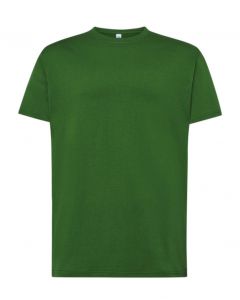 Regular T-Shirt Uomo-Bottle Green-100% Cotone-XS