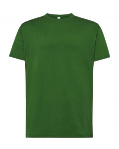 Regular T-Shirt Uomo-Bottle Green-100% Cotone-XXL