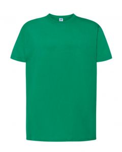 Regular T-Shirt Uomo-Kelly Green-100% Cotone-XS